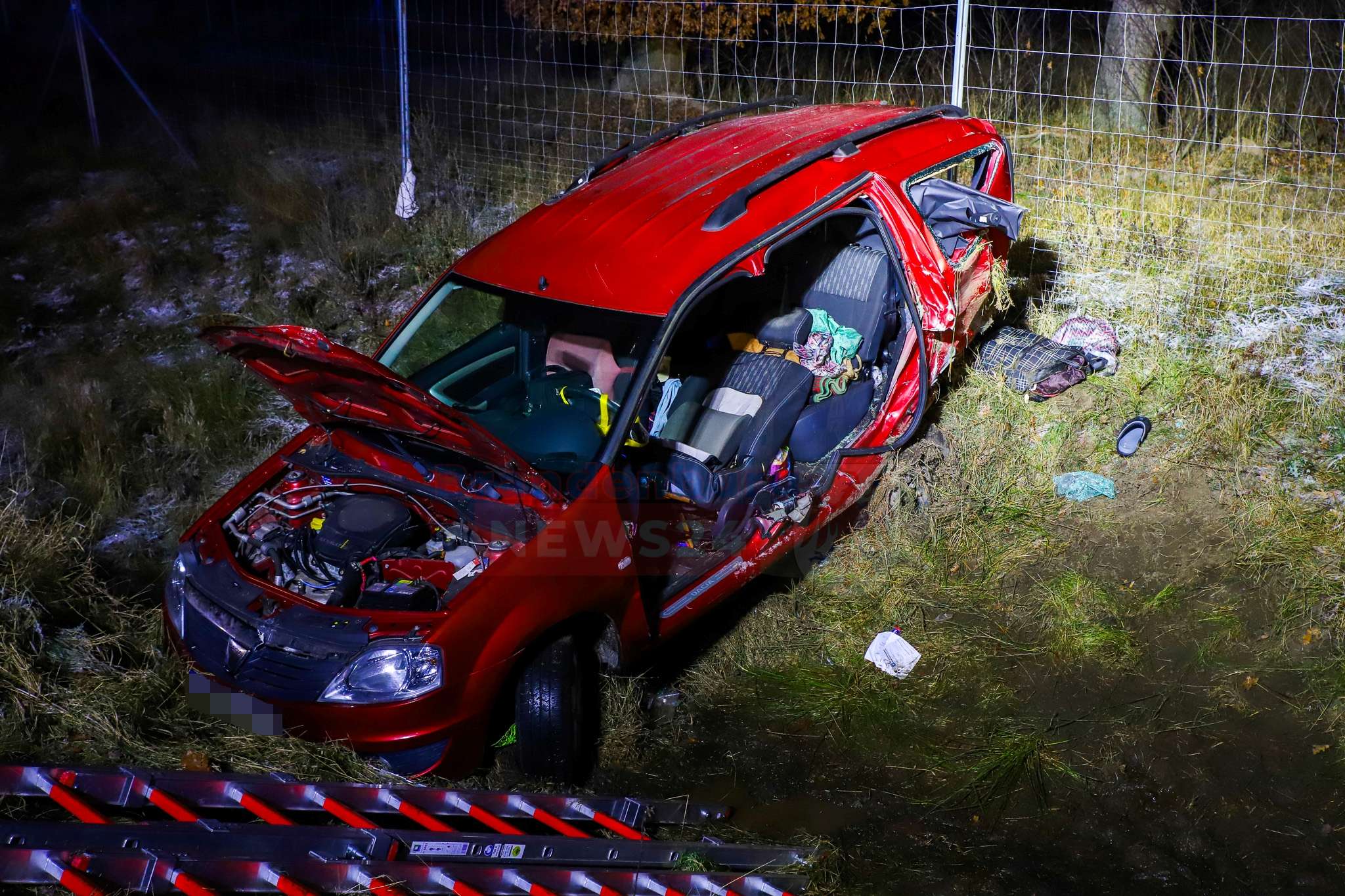 Schwerer Auffahrunfall auf der A10 – 84-Jähriger schwer verletzt