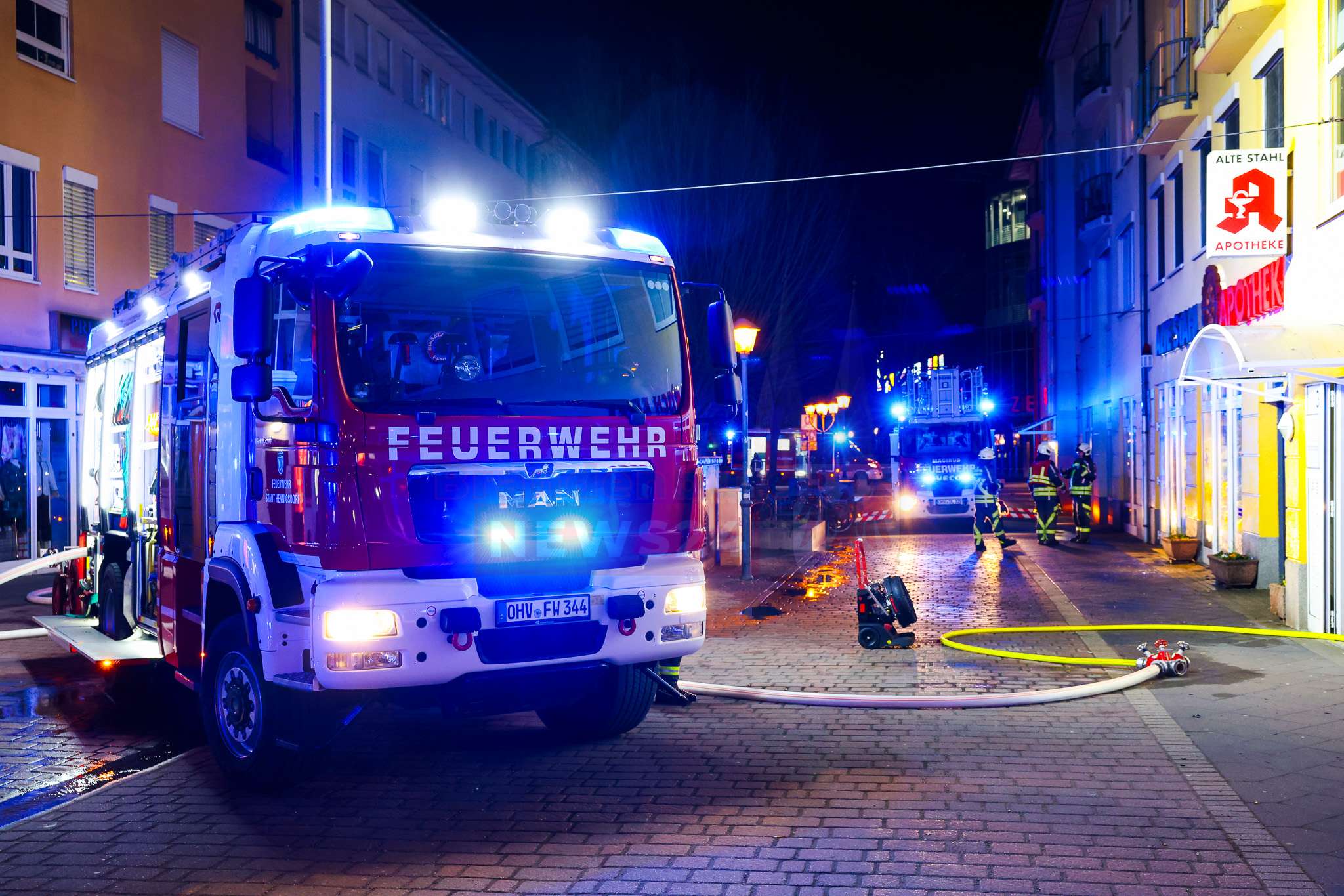 Küchenbrand in der Havelpassage: Feuerwehr schnell vor Ort – keine Verletzten