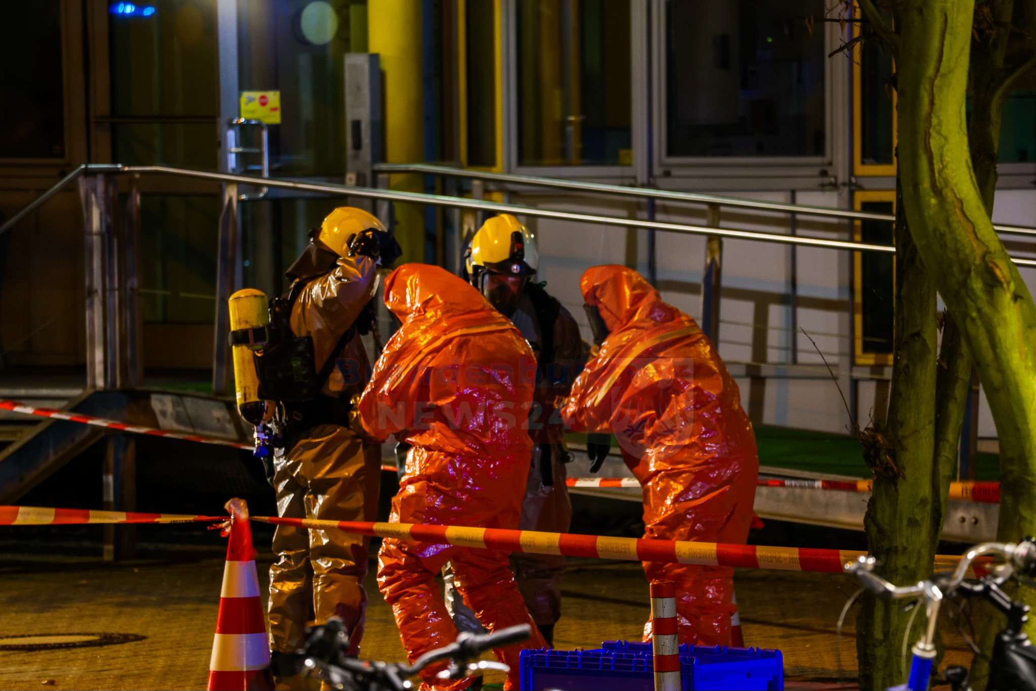 Verdächtige Sendung im Briefzentrum löst CBRN-Einsatz aus