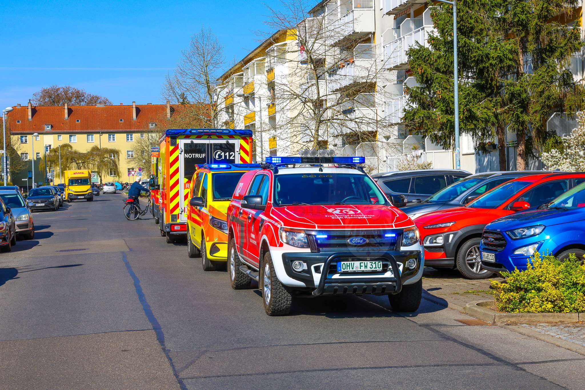 Küchenbrand in betreutem Wohnen – schnelle Reaktion verhindert Schlimmeres