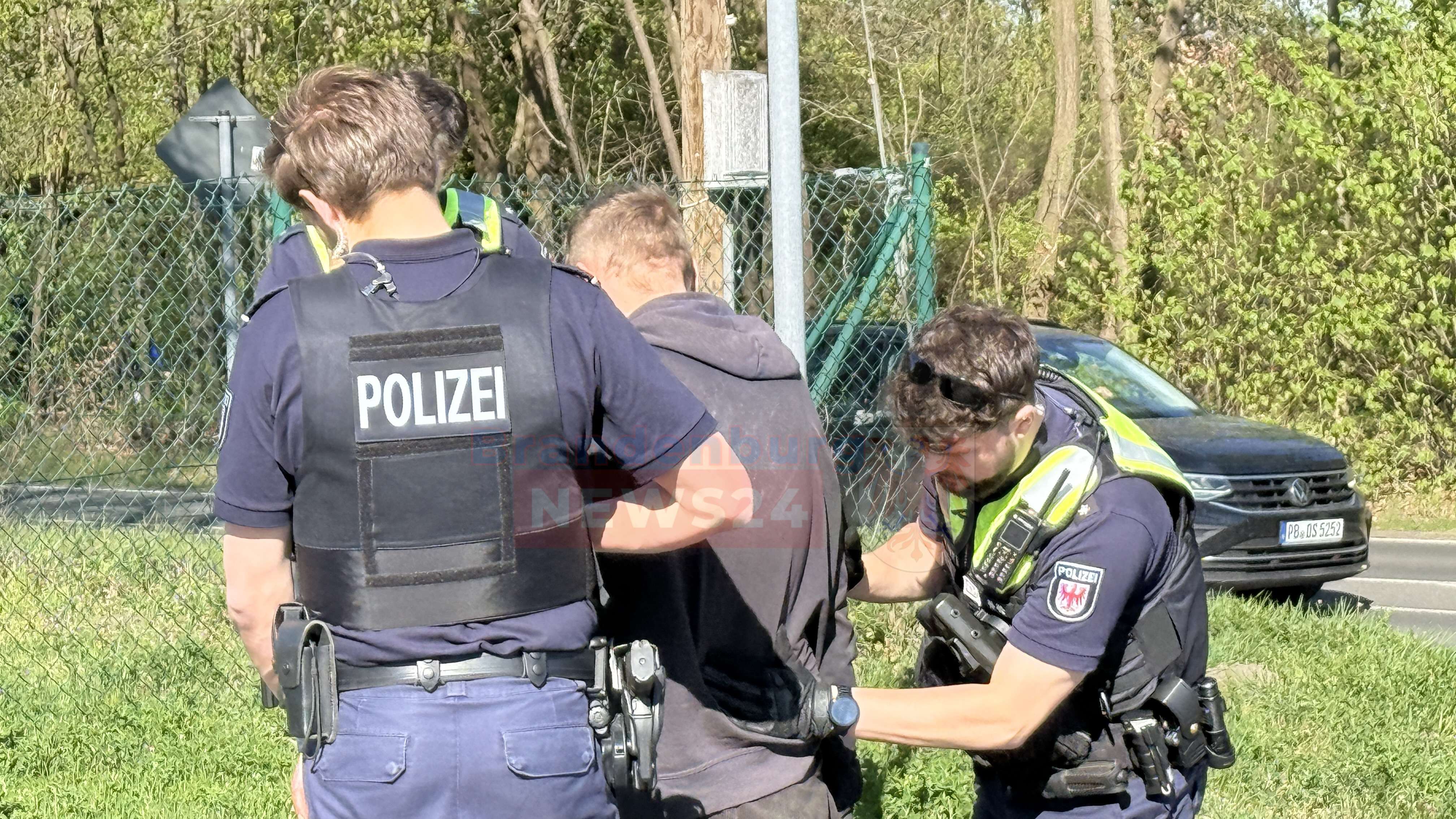 Mutmaßlicher Brandstifter in Neuruppin gefasst - Zeugen verhindern Schlimmeres