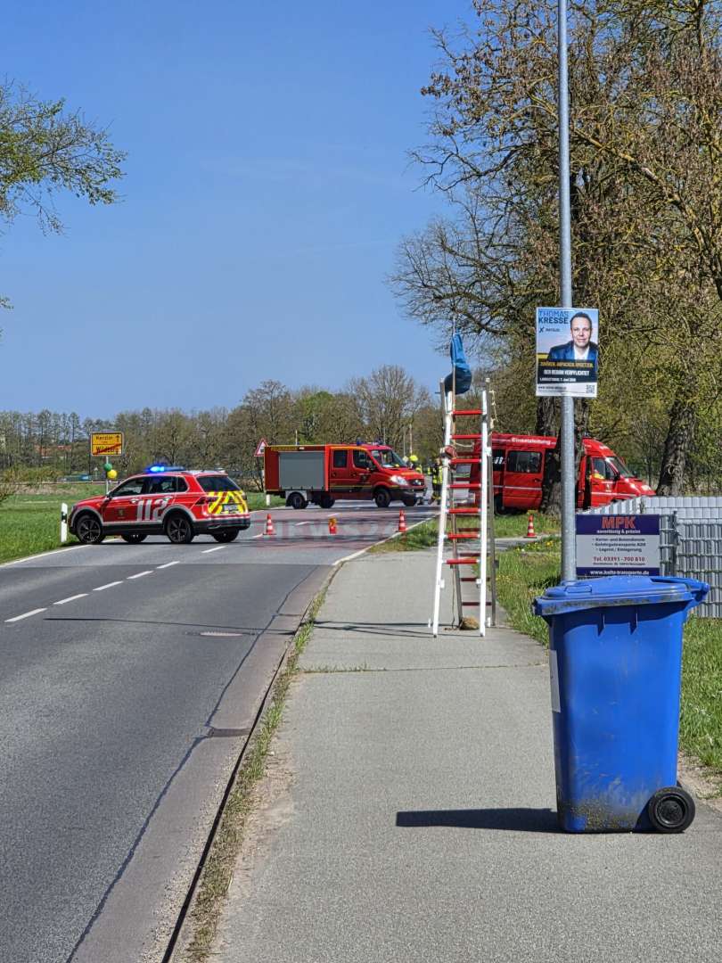 Gasalarm in Wildberg - Bagger beschädigt Erdgasleitung
