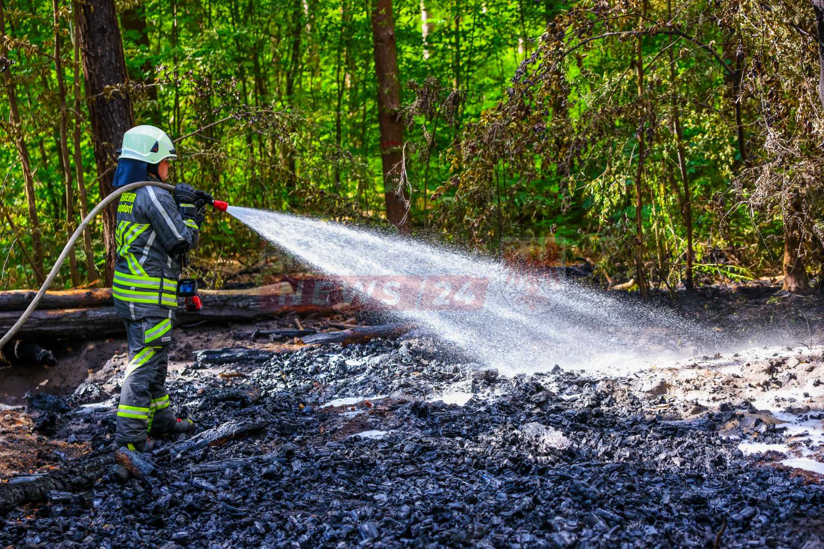 Waldbrandserie in Hennigsdorf setzt sich fort – Feuerwehr erneut im Einsatz
