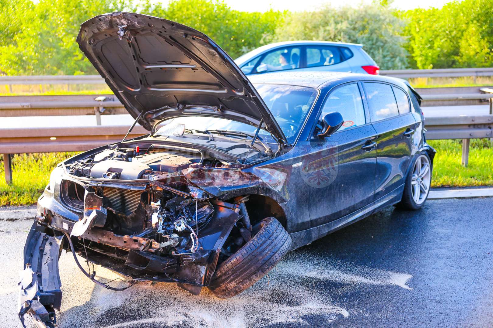 Verkehrsunfall auf der B96 am Kreuz Oranienburg – 19-Jährige leicht verletzt