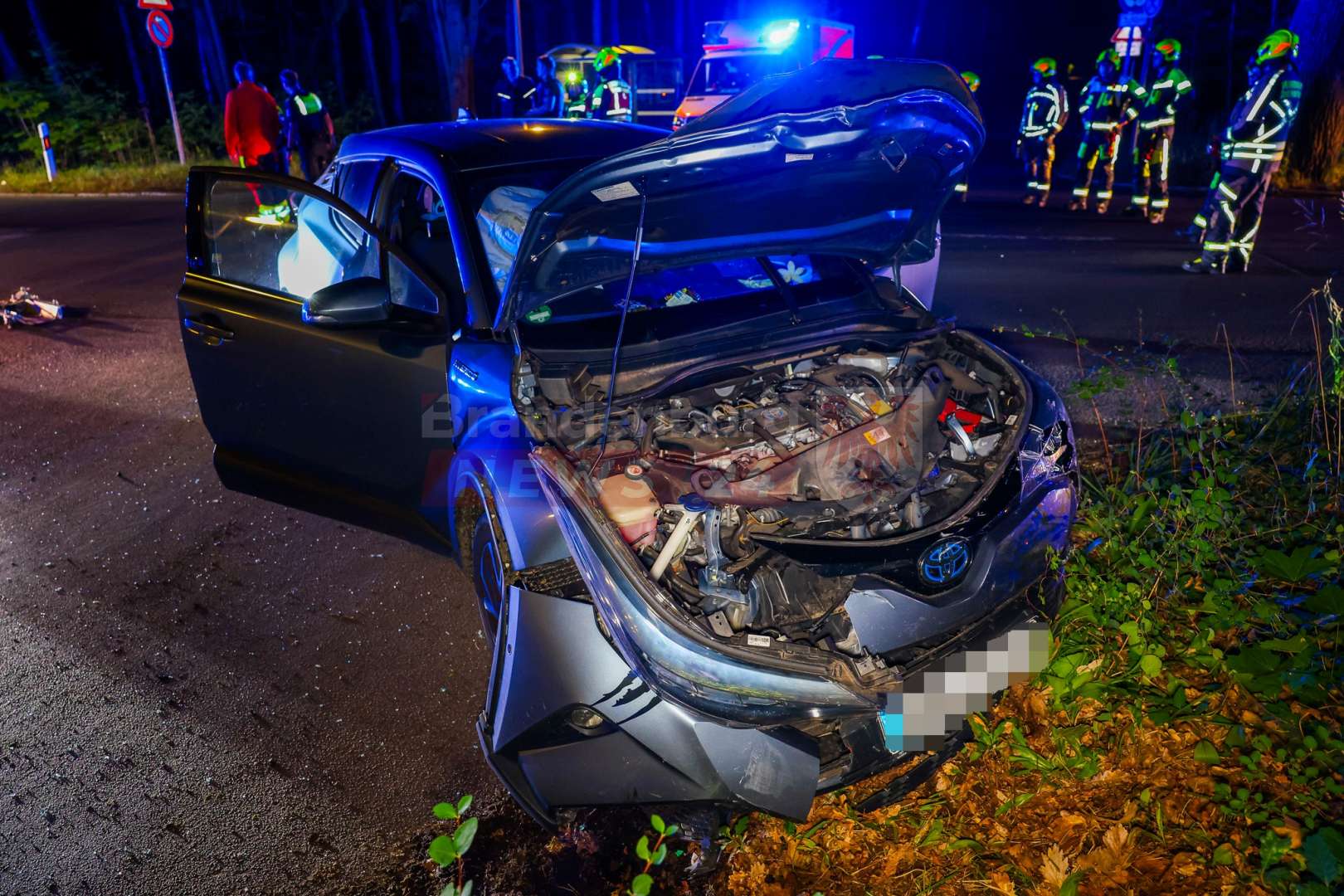 Drei Leichtverletzte bei Verkehrsunfall auf der B96 – Fahrbahn zeitweise voll gesperrt